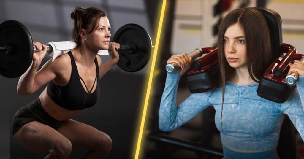 Comparing V Squat vs. Barbell Squat