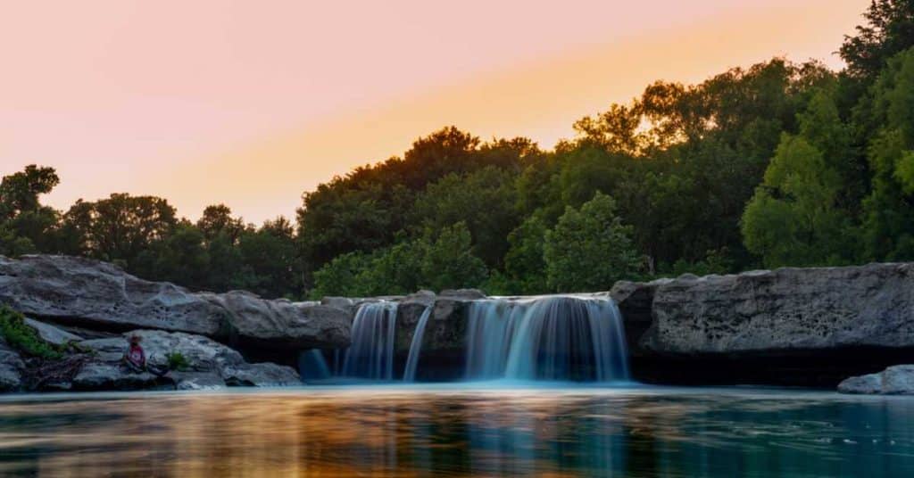 Onion Creek flows through McKinney Falls.