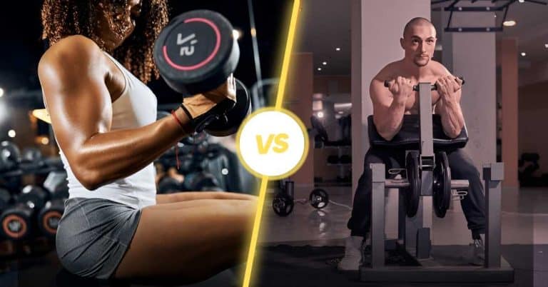Bicep Curl Machine vs Dumbbell
