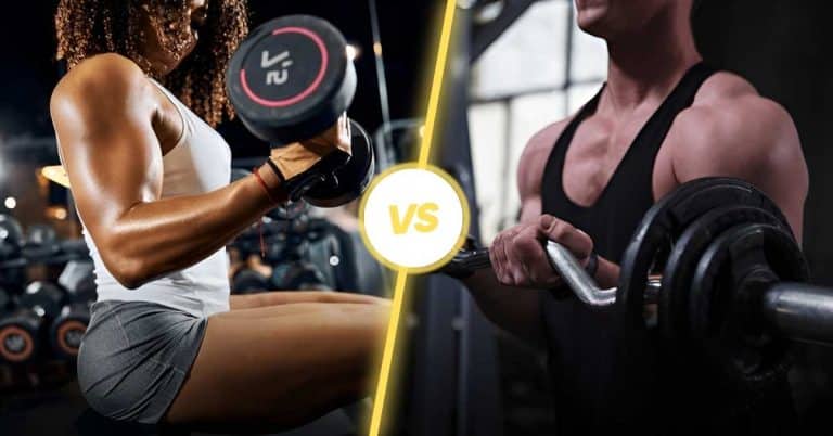 Dumbbell Curl vs. EZ Bar Curl