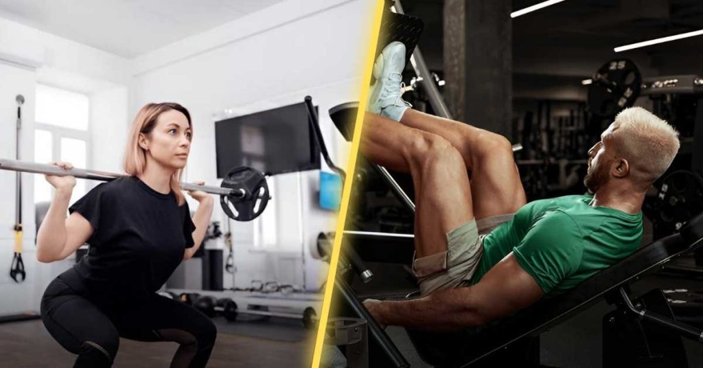 Key Differences Between Squat Press and Leg Press