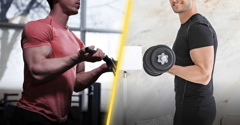 Cable Curl vs. Dumbbell Curl