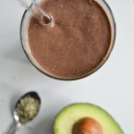 Chocolate Avocado Protein Shake