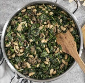 Italian Sausage and White Bean Skillet